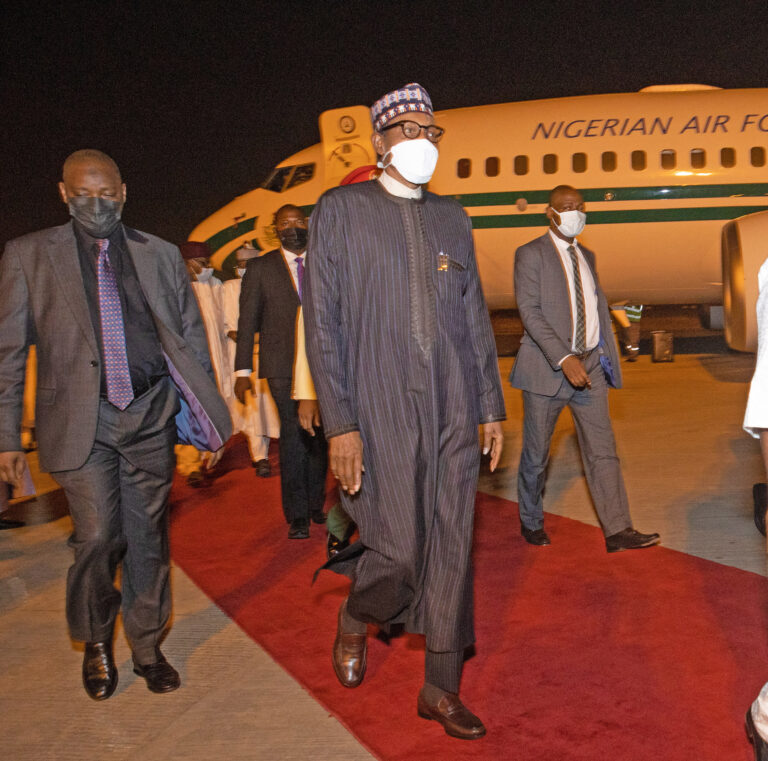 President Buhari Returns To Nigeria After 12 Days Medical Checkup In London [Photos]