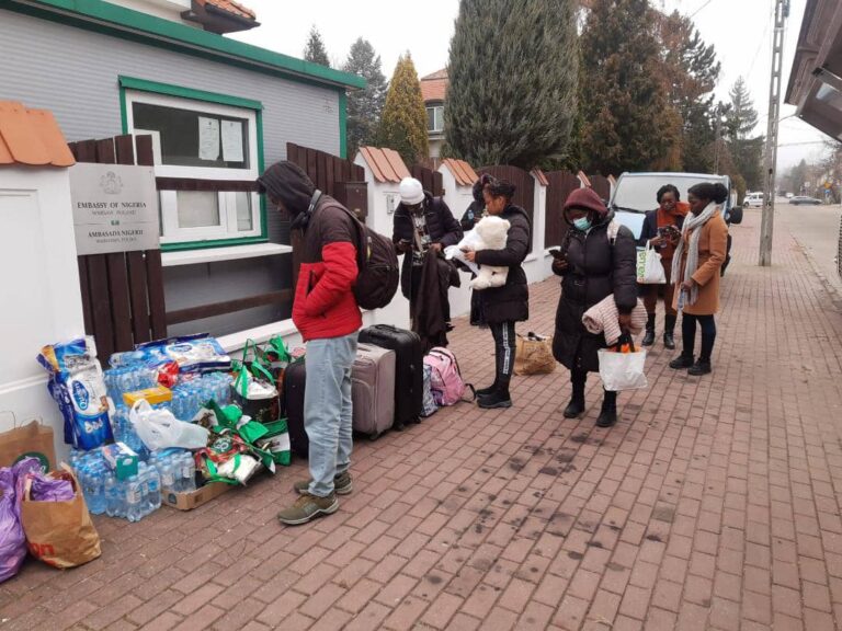 Russian Invasion: FG Evacuates Ukraine-Based Nigerians From Poland Borders [Photos]