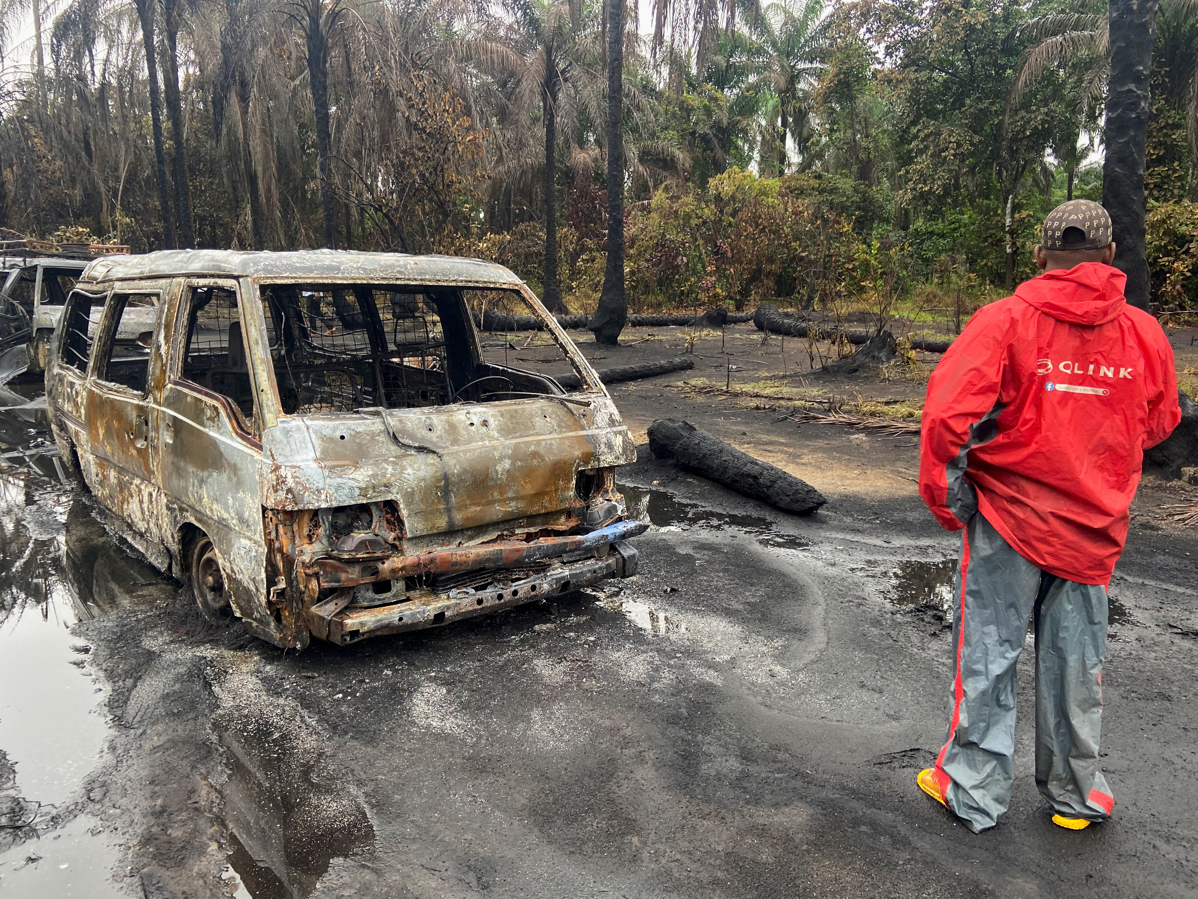 Explosion at illegal oil refinery in Ohaji-Egbema Local Government Area of Imo state