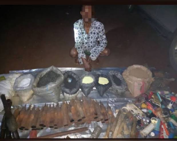 Police Arrests Simeon Onigbo, 50-Year-Old Suspected IPOB Bomb Manufacturer In Imo
