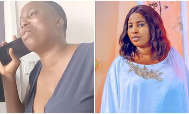 Actress Victoria Ajibola Cries Bitterly In UBA After Almost N2m Was Withdrawn From Her Account [Video]