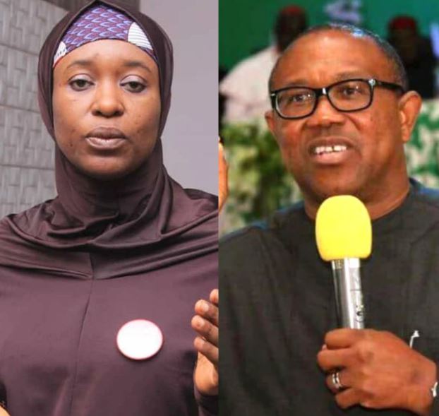 Aisha Yesufu claims they are making Peter Obi look like a supporter of violence (Video)