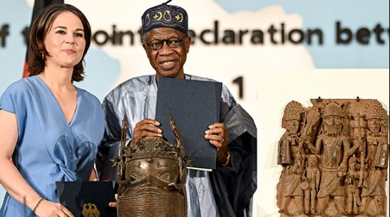 Germany Signs Deal To Return Benin Bronzes To Nigeria