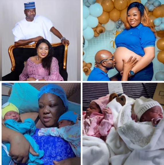 Nigerian Couple Welcome Twins After 14 Years Of Waiting