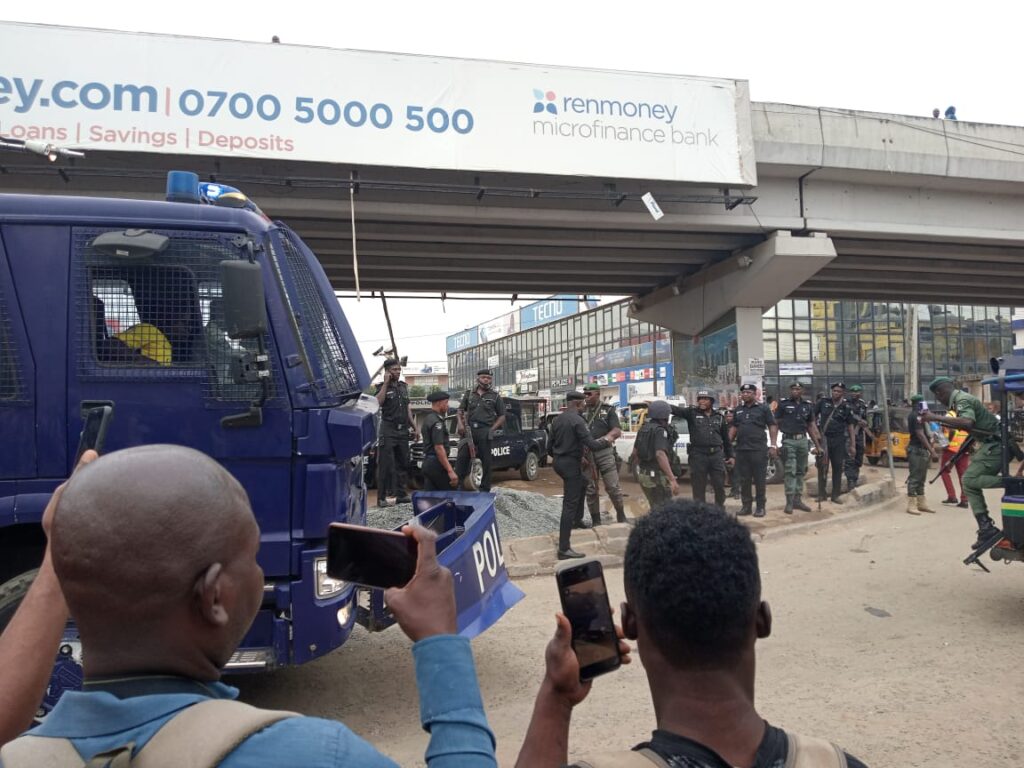 NLC Begins Solidarity Protest In Lagos Over ASUU Strike [Photos]