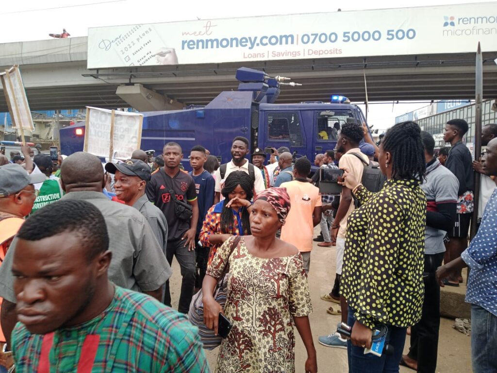 NLC Begins Solidarity Protest In Lagos Over ASUU Strike [Photos]