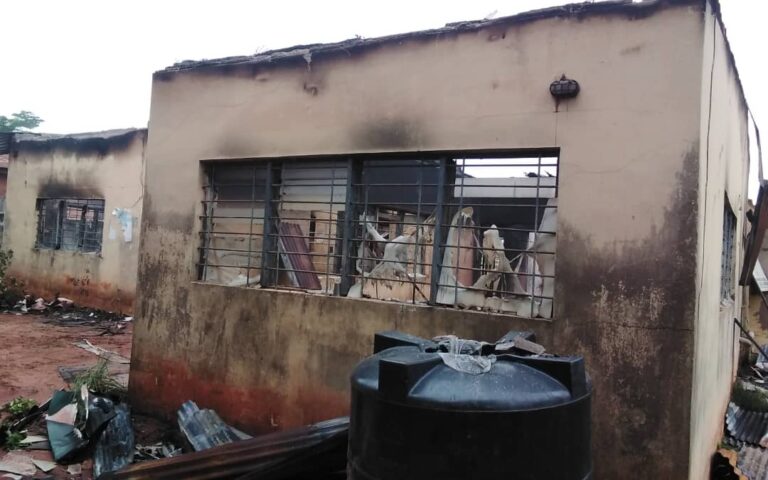 Over 700 Ballot Boxes Destroyed As Arsonists Set Ablaze INEC Office In Enugu [Photos] 1