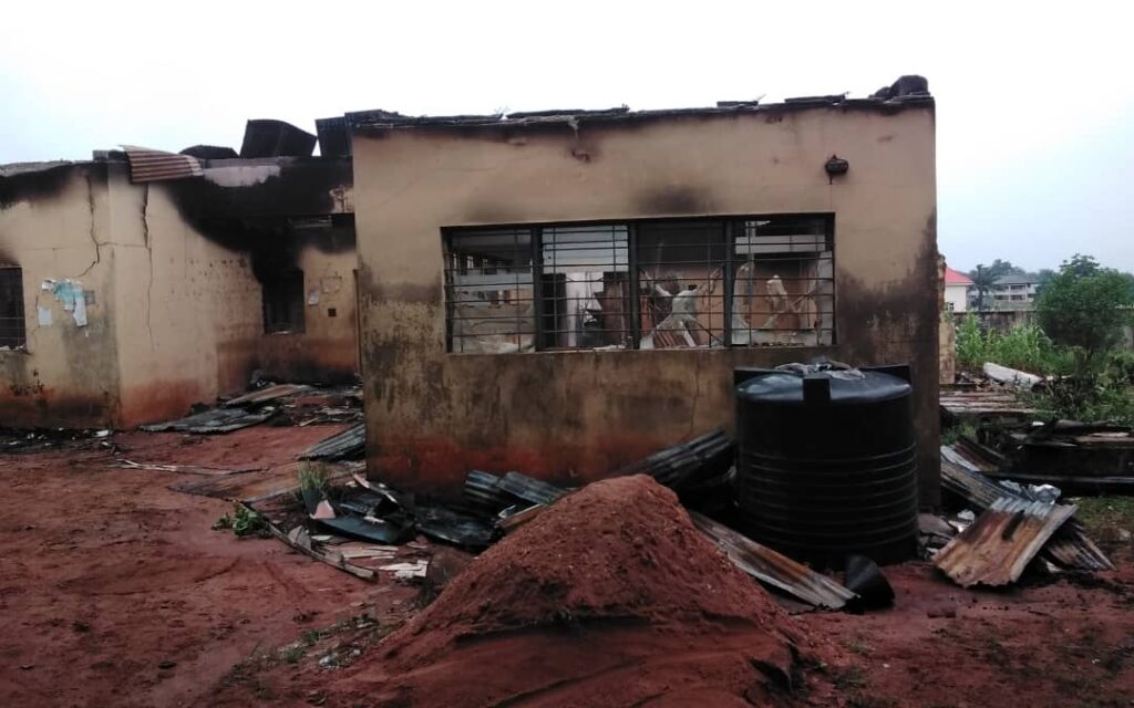 Over 700 Ballot Boxes Destroyed As Arsonists Set Ablaze INEC Office In Enugu [Photos] 4