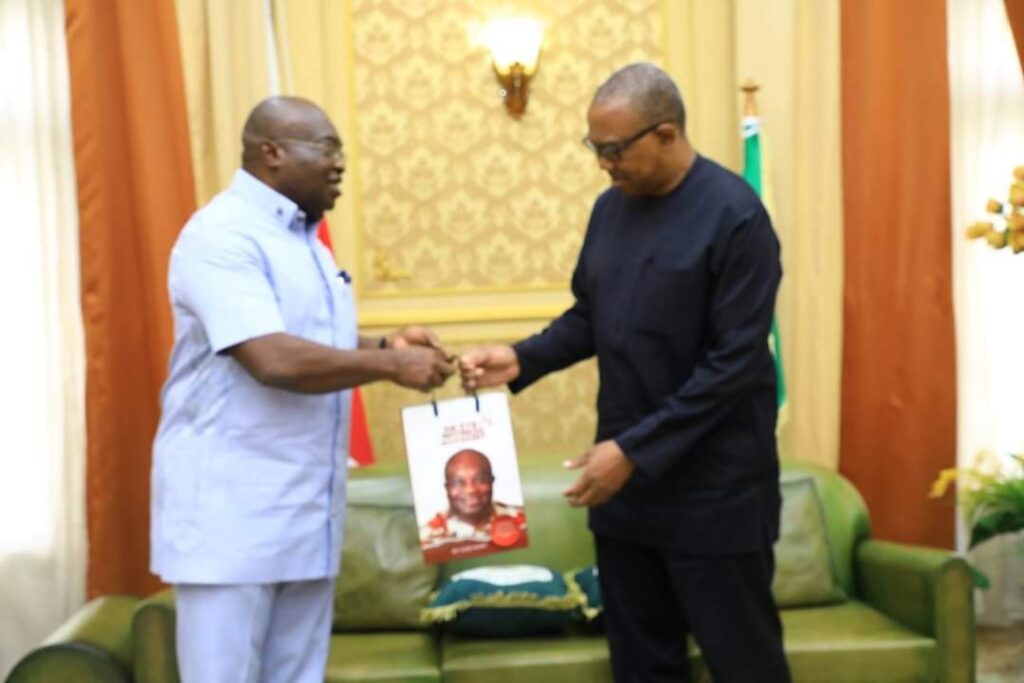 Peter Obi Visits Governor Okezie Ikpeazu In Abia [Photos]