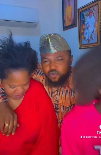 Toyin Abraham’s Husband, Kolawole Ajeyemi Shares Video Of Them Dancing To Dispel Marital Crisis Rumours (Video)