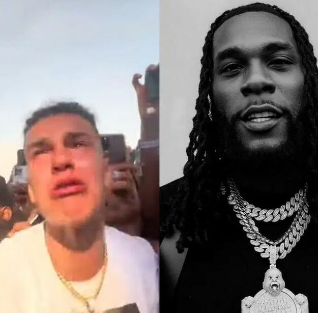 White Man Cries As Burna Boy Performs At An Event In Oslo, Norway (Video)