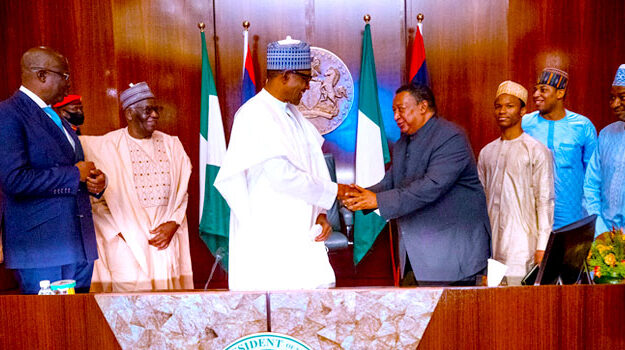 ‘You’ve been a worthy ambassador,’ Buhari praises outgoing OPEC chief Barkindo