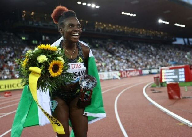 Again, Tobi Amusan breaks the Commonwealth Games record to win 100m hurdles gold at Birmingham 2022