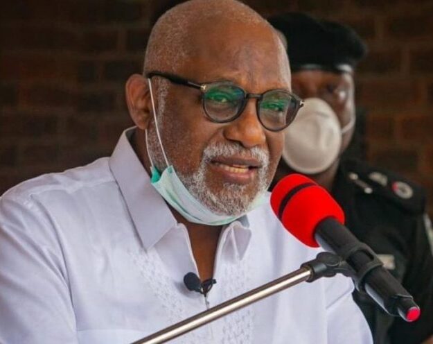 Akeredolu acknowledges arrest of suspects linked to Owo church killings 