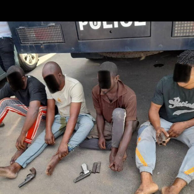 End Of The Road: Police Arrest Carjackers Terrorizing Iba-Igando-Egbeda Axis Of Lagos (Photo)