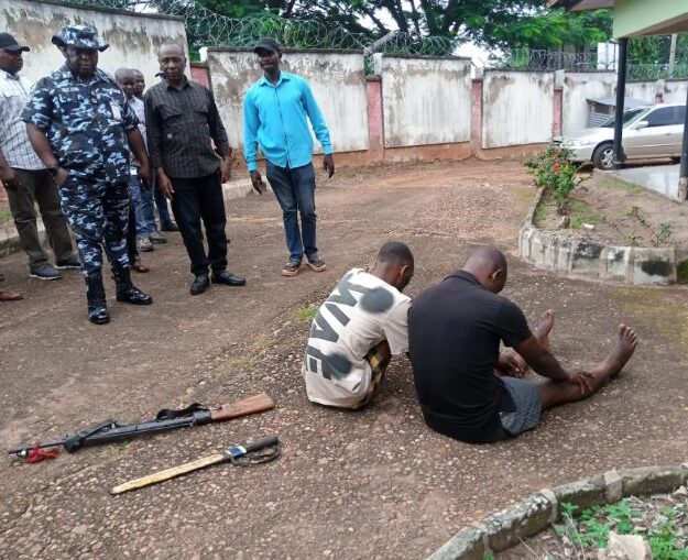 Kidnappers Who Specialize In Targeting Women Finally Arrested In Benue, Hideout Demolished (Photo)