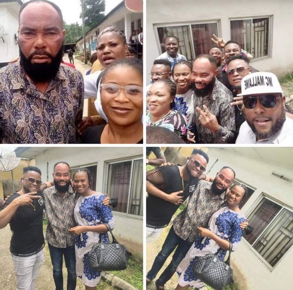 Photos Of Friends Celebrating After Court Granted Bail To Actor, Moses Armstrong After Being Detained For Allegedly R#ping Minor