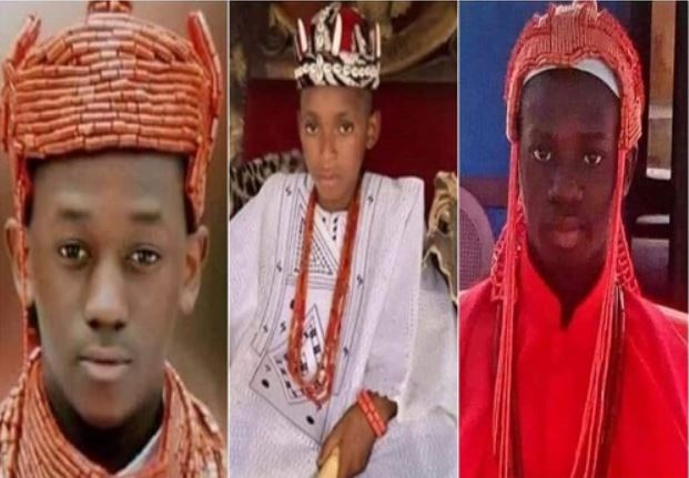Youngest Nigerian Porn - Check Out The Three Youngest Kings In Nigeria (Photo)