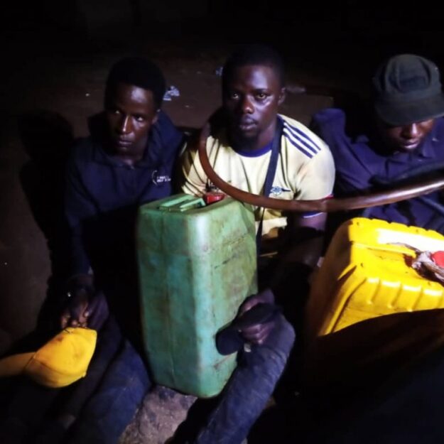Five Men Caught While Stealing Diesel At Ogun Construction Company (Photos)
