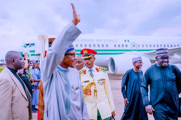 Buhari Arrives Abuja after attending UN General Assembly meeting
