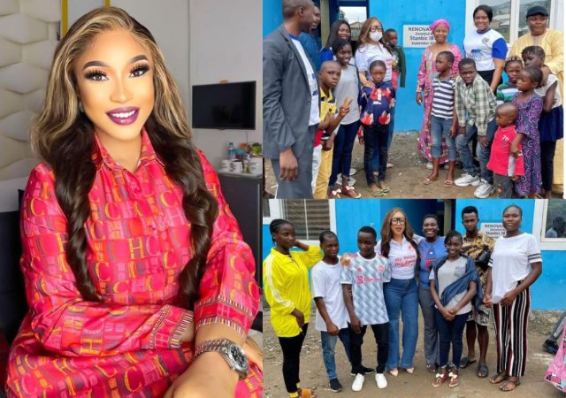 Tonto Dikeh Offers Scholarship To 1000 Orphans, Says Half Education Is Better Than Illiteracy