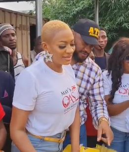 Yul Edochie Supports First Wife, May, As She Launches Foundation (Video)