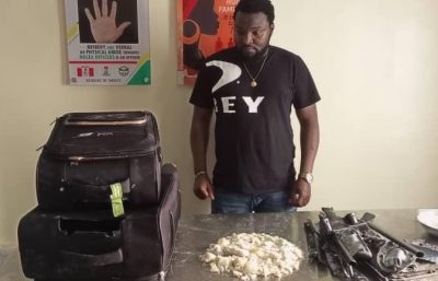 Ex-Nigerian Footballer Arrested At Lagos Airport For Cocaine Trafficking