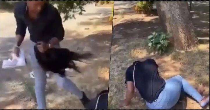 Man Publicly Embarrasses Girlfriend After Reportedly Catching Her