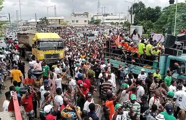 Thousands of Edo residents rally for Obi in Benin City