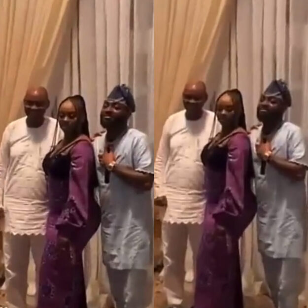 Chioma Spotted At The Inauguration of Davido’s Uncle As Osun State Governor (Video)