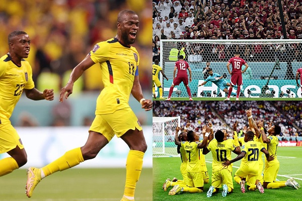 Ecuador Defeat Hosts Qatar 2-0 In World Cup Opener [Watch Highlights}