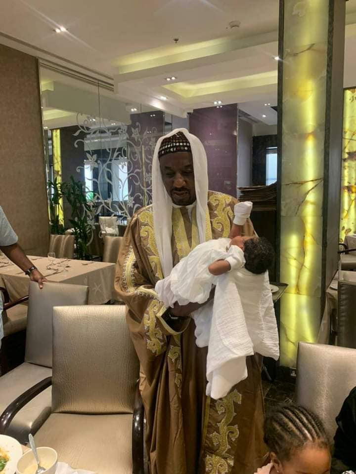 Former Kano Emir, Sanusi Holds Naming Ceremony Of His Child In Saudi Arabia [Photos]