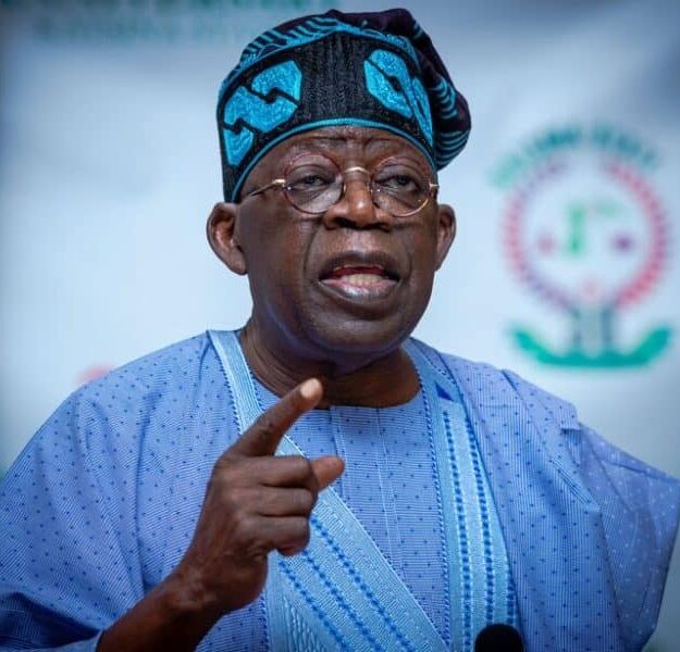 ‘Go and get your ‘APV’ to vote for me’ – Tinubu gaffe at Lagos campaign (video)