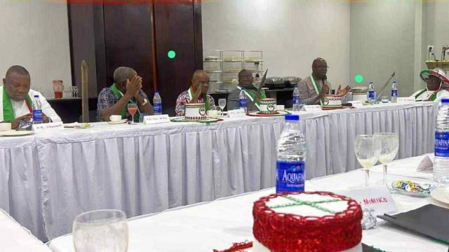 JUST IN: Wike, allies meet in Lagos, announce new PDP faction, Integrity Group