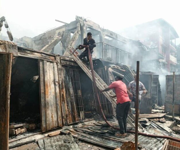 Kano street fire incident behind Onitsha main market: Soludo calls for immediate emergency training, canvasses insurance for traders