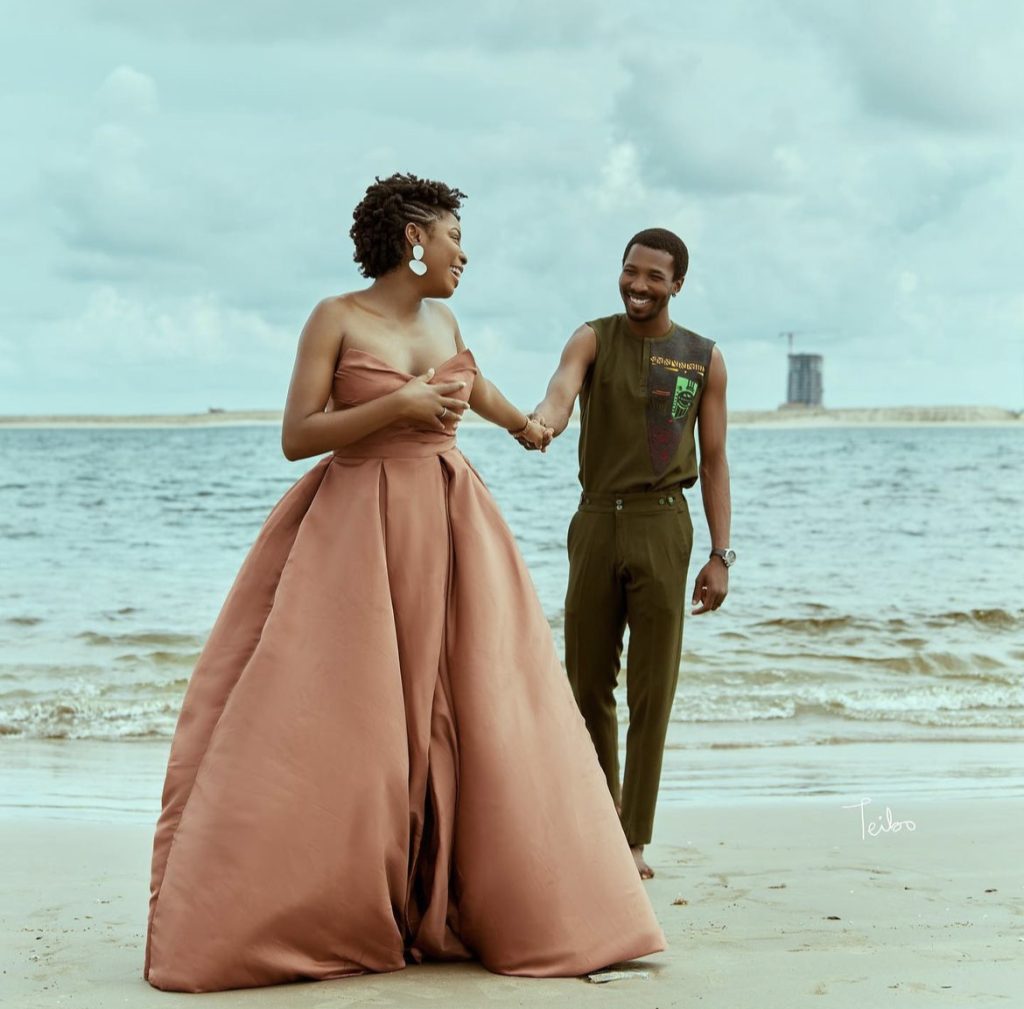 “Newest Fiance And Fiancee In Town" - Made Kuti Proposes To Girlfriend, Inedoye Onyenso