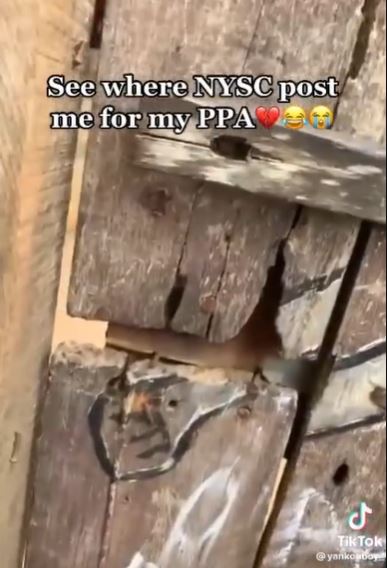 NYSC Member Shares Video Of Where She Was Posted For Her Service Year