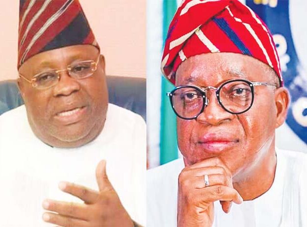 Oyetola hands over to ademola, expresses hope of returning