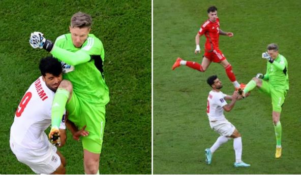 Qatar 2022: Welsh Goalkeeper Given First World Cup Red Card For Karate  Tackle