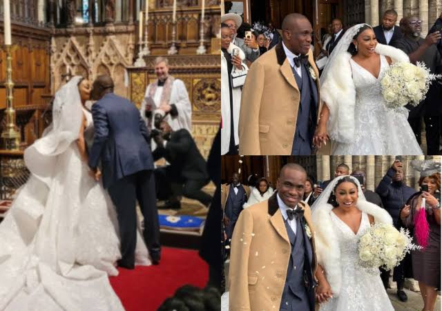 Rita Dominic Takes Up Husband’s Surname After Her Church Wedding To Fidelis Anosike