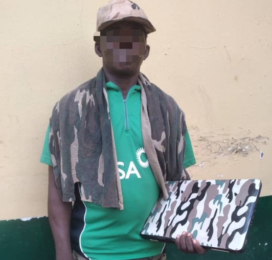 65-year-old Fake Soldier Arrested In Lagos (Photo)
