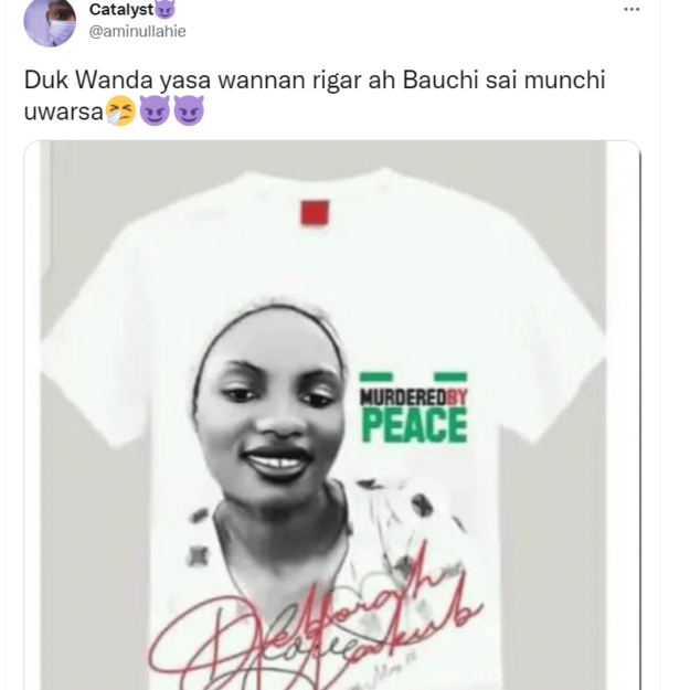 Aisha Buhari: Hundeyin, others make u-turn as Aminu’s tweet about late Deborah Samuel emerges 