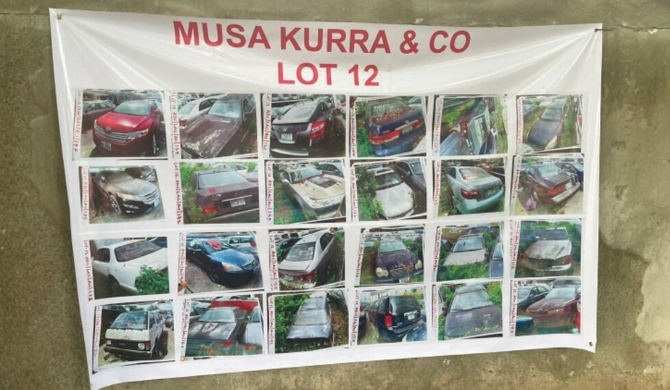 EFCC Publicly Auctions Of Over 400 Forfeited Cars In Lagos [Photos]