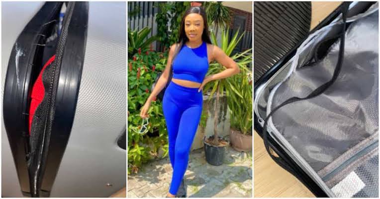 OAP Switope Blows Hot After Her Box Was Allegedly Broken Into At Lagos Airport [Photos]