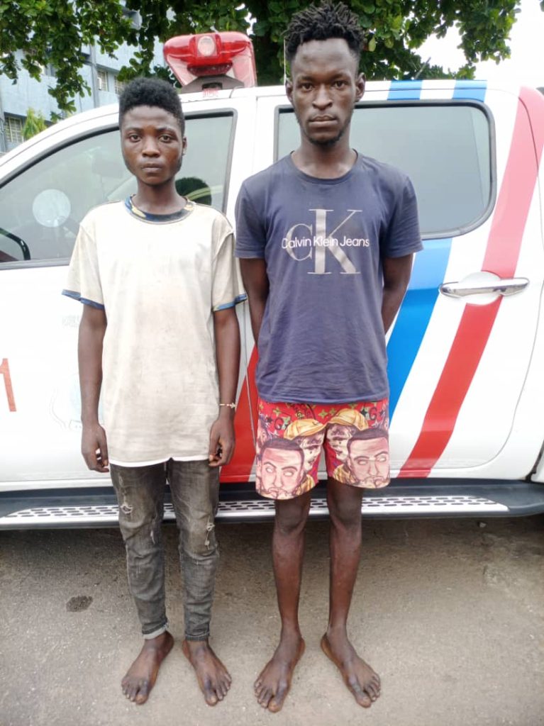 Two suspected robbers