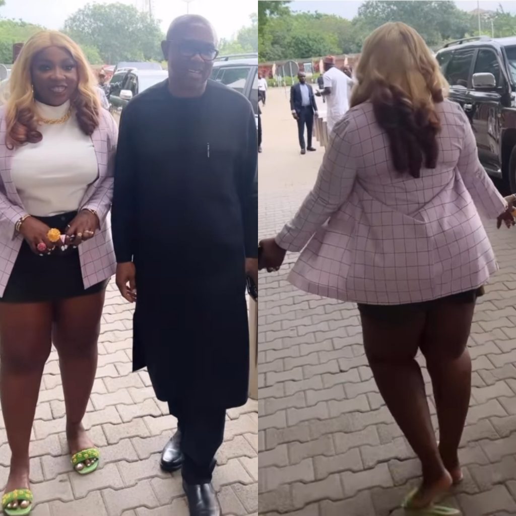 Anita Joseph Reacts As Nigerians Criticizes Her For Wearing Miniskirt To Meet Peter Obi