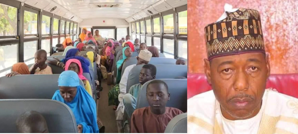 Borno Governor, Babagana Zulum Receives 1,300 Nigerian Refugees From Cameroon