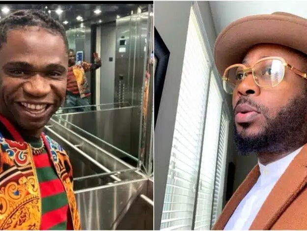 He Is a Scammer Without A Job – Speed Darlington Calls Out Tunde Ednut, Tells Police To Arrest Him (Video)