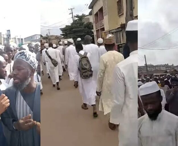 Muslims Protest Alleged Rαpe Of Woman Inside Ibadan mosque
