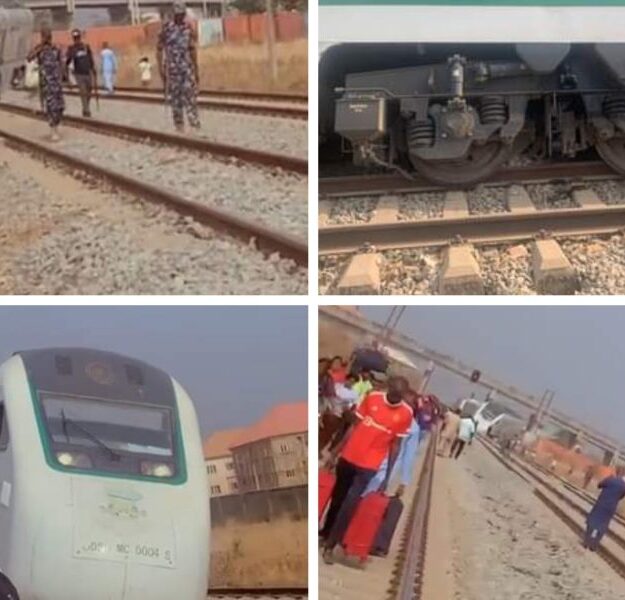 Passengers Stranded As Kaduna-Abuja Train Derails In Kubwa [Video]